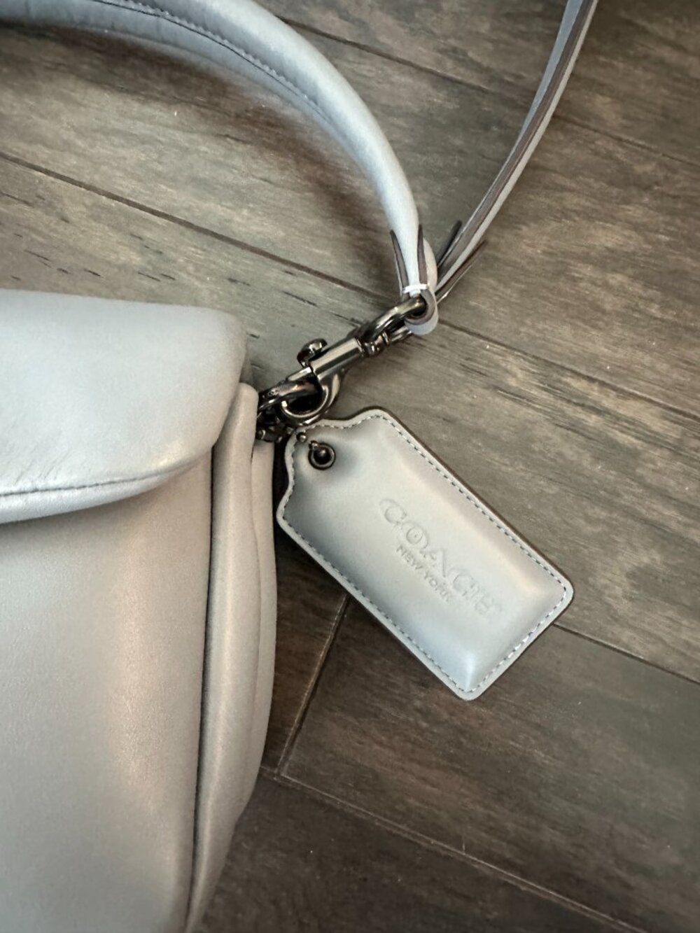 Coach Light Grey Pillow Tabby Shoulder Bag/Purse Style #L2081-C0772 - Picture 5 of 13